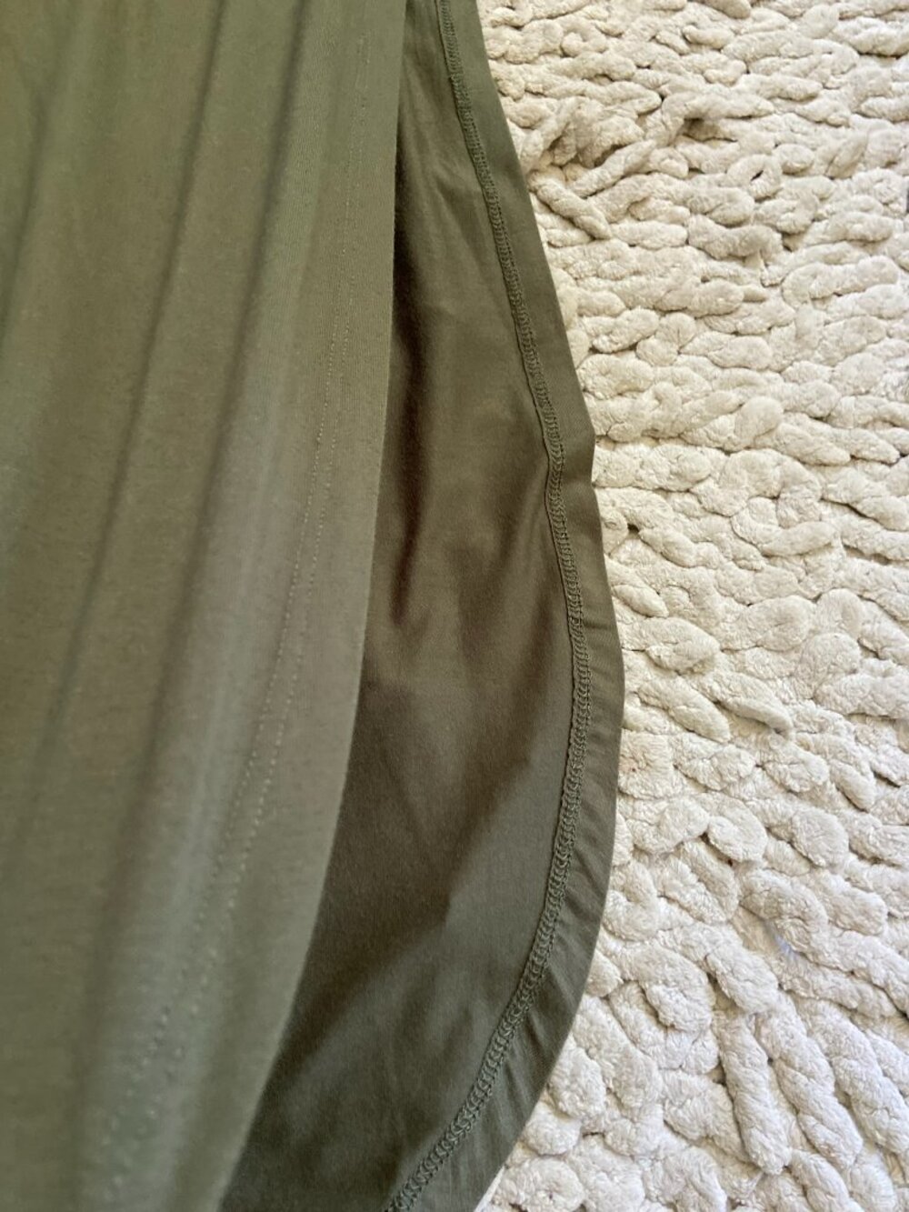 Grecerelle Olive Green Cold Shoulder Maxi Dress NWT Sz S - Picture 4 of 6